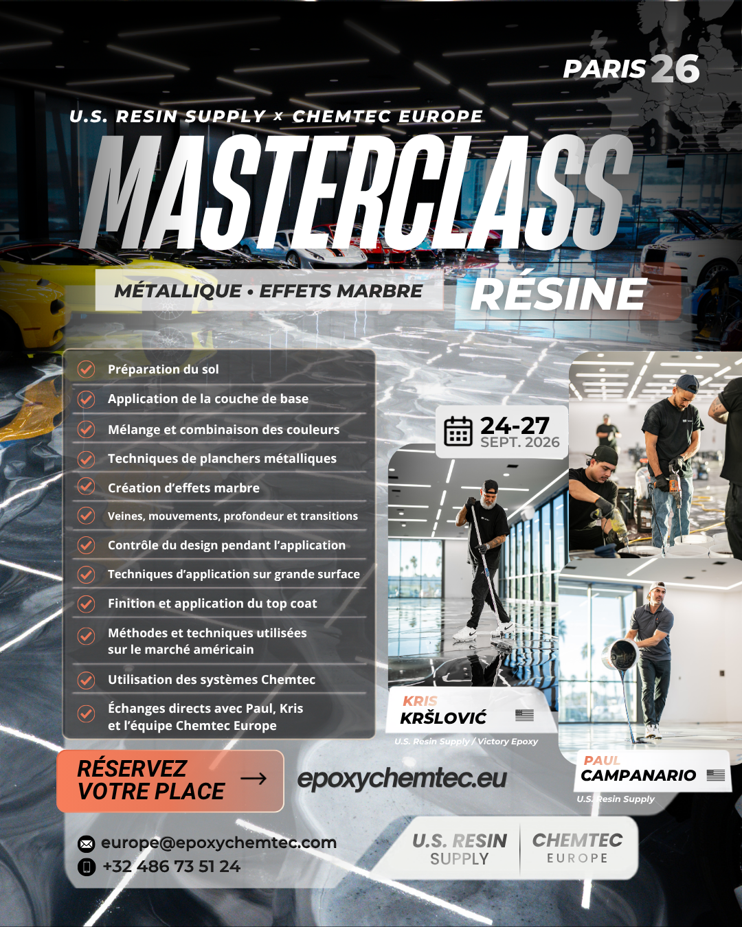 MASTERCLASS - September 24th -27th (Paris, France)
