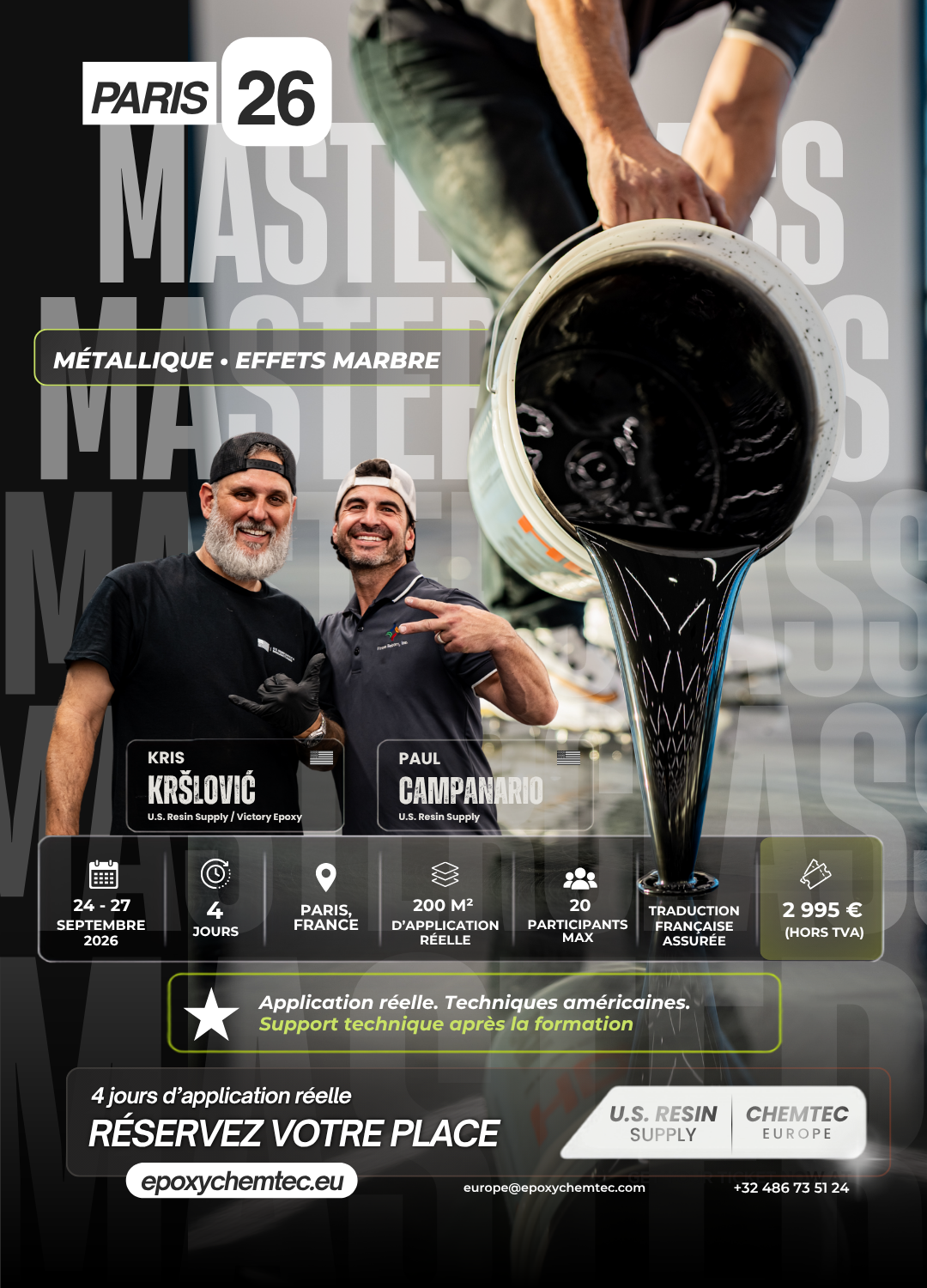 MASTERCLASS - September 24th -27th (Paris, France)
